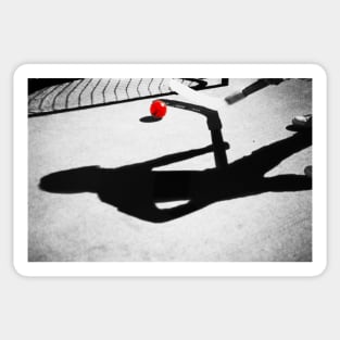 Ball Hockey Shadows Sticker